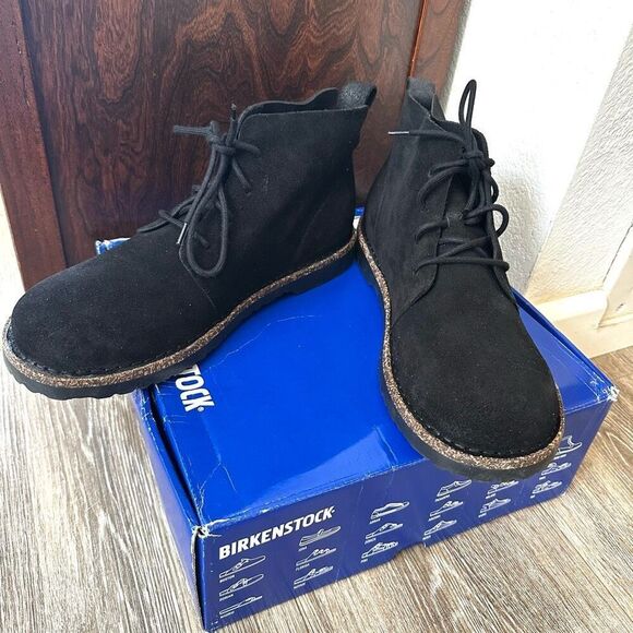 Birkenstock Uppsala Mid Suede Leather Boots Men’s 12 Black NIB main image 8